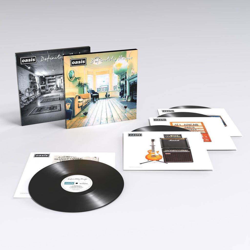 Oasis - Definitely Maybe [4LP] (30th Anniversary Edition, bonus material, new artwork by the original artist, limited)