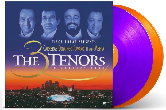 Three Tenors - Three Tenors In Concert [2LP] Limited Purple, Orange Colored Vinyl, Gatefold