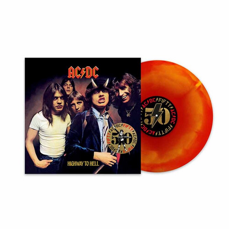 AC/DC - Highway To Hell [LP] Limited 50th Anniversary Hellfire Colored Vinyl (import)