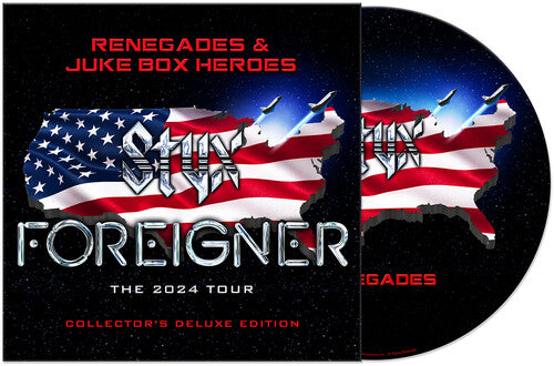 Styx & Foreigner - Renegades & Juke Box Heroes [LP] Limited Picture Disc (import)