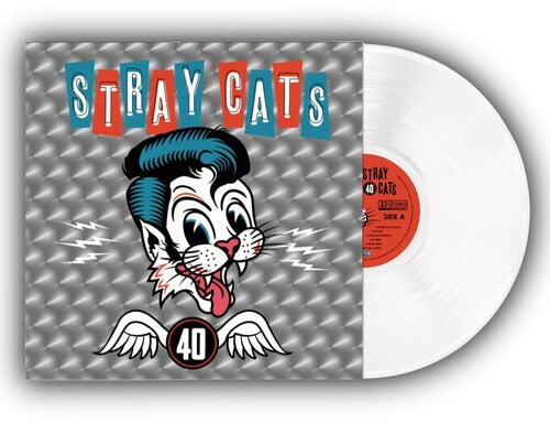 Stray Cats - 40 [LP] Limited Opaque White Colored Vinyl, Gatefold