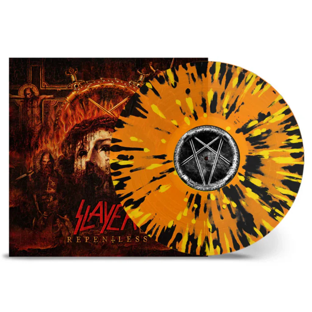 Slayer - Repentless [LP] Limited Transparent Orange Yellow Black Splatter Colored Vinyl, gatefold