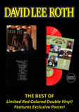 David Lee Roth - The Best [2LP] Limited Red Colored Vinyl, Poster (import)