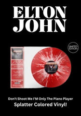 Elton John - Don't Shoot Me I'm Only The Piano Player [LP] Limited Red w/White Splatter Colored Vinyl