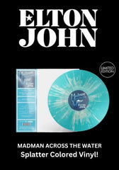 Elton John - Madman Across The Water [LP] Limited Blue Splatter Colored Vinyl