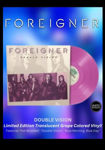 Foreigner - Double Vision [LP] Limited Translucent Grape Colored  Vinyl