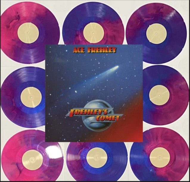 Frehley's Comet - Frehley's Comet [LP]  Limited Red & Blue Hand Poured Effect Vinyl, gatefold,