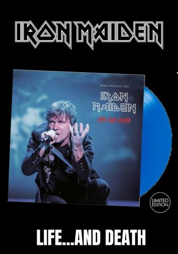 Iron Maidien - Life & Death: Radio Broadcast 2000 [LP] Limited Blue Colored Vinyl (import)