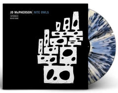 JD McPherson - Nite Owls [LP] Limited White, Black & Blue 'Nite Owl' Splatter Vinyl, autographed