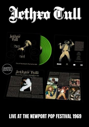 Jethro Tull - Live At The Newport Pop Festival 1969 [LP] Limited Heavyweight Green Colored Vinyl + Insert