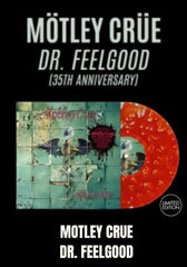 Motley Crue - Dr. Feelgood [LP] Limited 35th Anniversary Red/Ghostly Clear Colored Vinyl