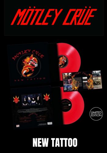 Motley Crue - New Tattoo [2LP] Limited Red Colored Vinyl, Gatefold (import)