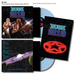 Rush - 2112  [2LP] Limited Sky Blue Colored Vinyl, Poster (import)