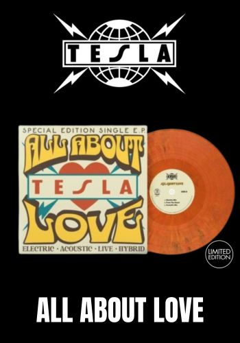 Tesla - All About Love [LP] Special Edition Orange Colored Vinyl Single EP