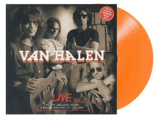 Van Halen - Live At The Selland Arena Fresno CA May 14-15 1992 Vol 2 [LP] Limited Orange Colored Vinyl (import)