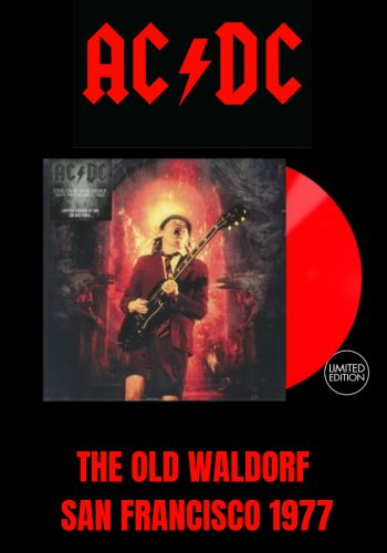 AC/DC -The Old Waldorf San Francisco 1977  [LP] Limited Red Colored Vinyl (import)