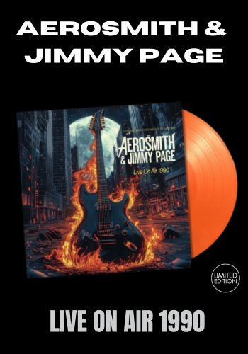 Aerosmith & Jimmy Page - Live On Air 1990  [LP] Limited Orange Colored Vinyl