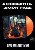 Aerosmith & Jimmy Page - Live On Air 1990  [LP] Limited Orange Colored Vinyl