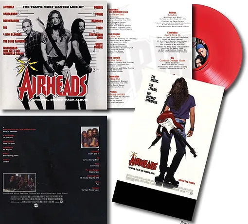 Airheads (Originak Soundtrack Album) [LP] Limited Red Colored Vinyl