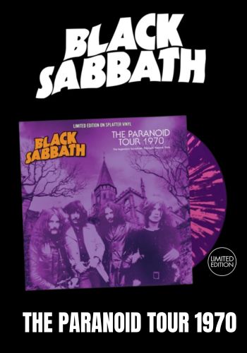 Black Sabbath - The Paranoid Tour 1970 [LP] Limited Hand-Numbered Splatter Colored VInyl (import)