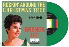 Brenda Lee - Rockin' Around The Christmas Tree [7''] LimitedTranslucent Emerald Colored Vinyl