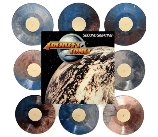 Frehley's Comet - Second Sighting [LP] Limited Silver Blue & Tan Hand Poured Effect Vinyl, bonus track, gatefold