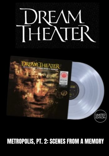 Dream Theater - Metropolis, Pt. 2: Scenes From A Memory [2LP] Limited Clear Colored 140 Gram Vinyl,