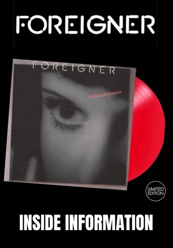 Foreigner - Inside Information [LP] Limited Clear Red Colored Vinyl, Gatefold