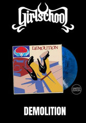 Girlschool - Demolition [LP] Limited Blue Marble Colored Vinyl, Gatefold