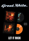 Great White -Let It Rock [2LP] Limited Orange Colored VInyl, Illustrated Side A (import)