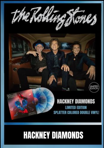 Rolling Stones, The - Hackney Diamonds [2LP] Limited 1 Year Anniversary Clear/Blue Splatte Colored 180 Gram Vinyl