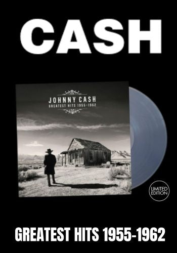 Johnny Cash - Greatest Hits 1955-1962 [LP] Limited Clear Colored Vinyl, Gatefold (import)