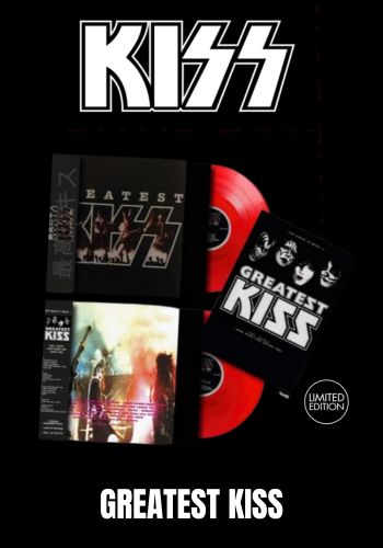 Kiss - Greatest Kiss  [2LP] Limited Red Colored Vinyl, Poster, OBI Strip (import)