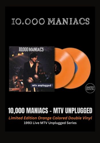 10,000 Maniacs - MTV Unplugged [2LP] Limited Orange Colored Vinyl (import)