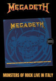 Megadeth - Monsters Of Rock Live In Italy [LP] Limited Black Vinyl (import) (Copy)