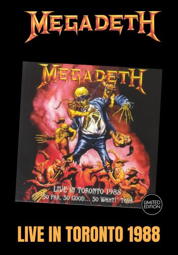 Megadeth - Live In Toronto 1988 [LP] Limited Black Vinyl (import)