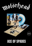 Motorhead - Ace Of Spades [LP] Limited 50th Anniversary Blue/White  Half-Speed Master Vinyl, Poster