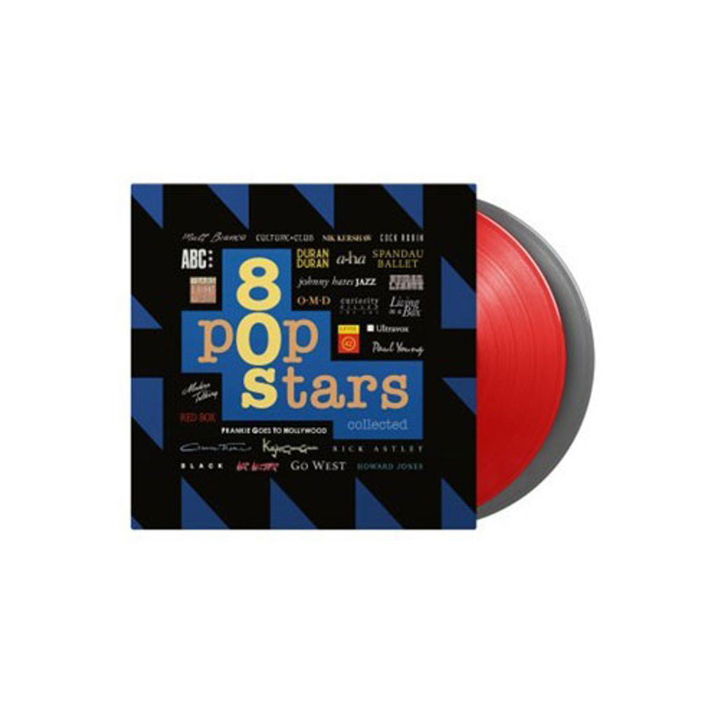 80's Pop Stars Collected [2LP] (LIMITED RED & SILVER 180 Gram Audiophile Vinyl, insert, numbered to 2000, import)