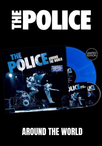 Police, The - Around The World [LP + DVD] Limited Blue Colored Vinyl, DVD (limited)