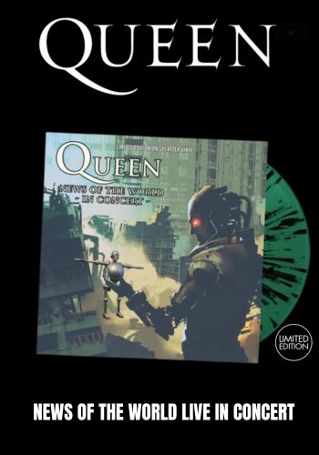 Queen - News Of The World In Concert [LP] Limited Hand-Numbered Splatter Colored Vinyl (import)