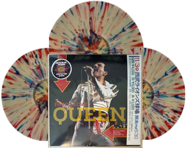 Queen - Parco Love [3LP] Limited Golden Splatter Colored Vinyl, Numbered, OBI Strip (import)