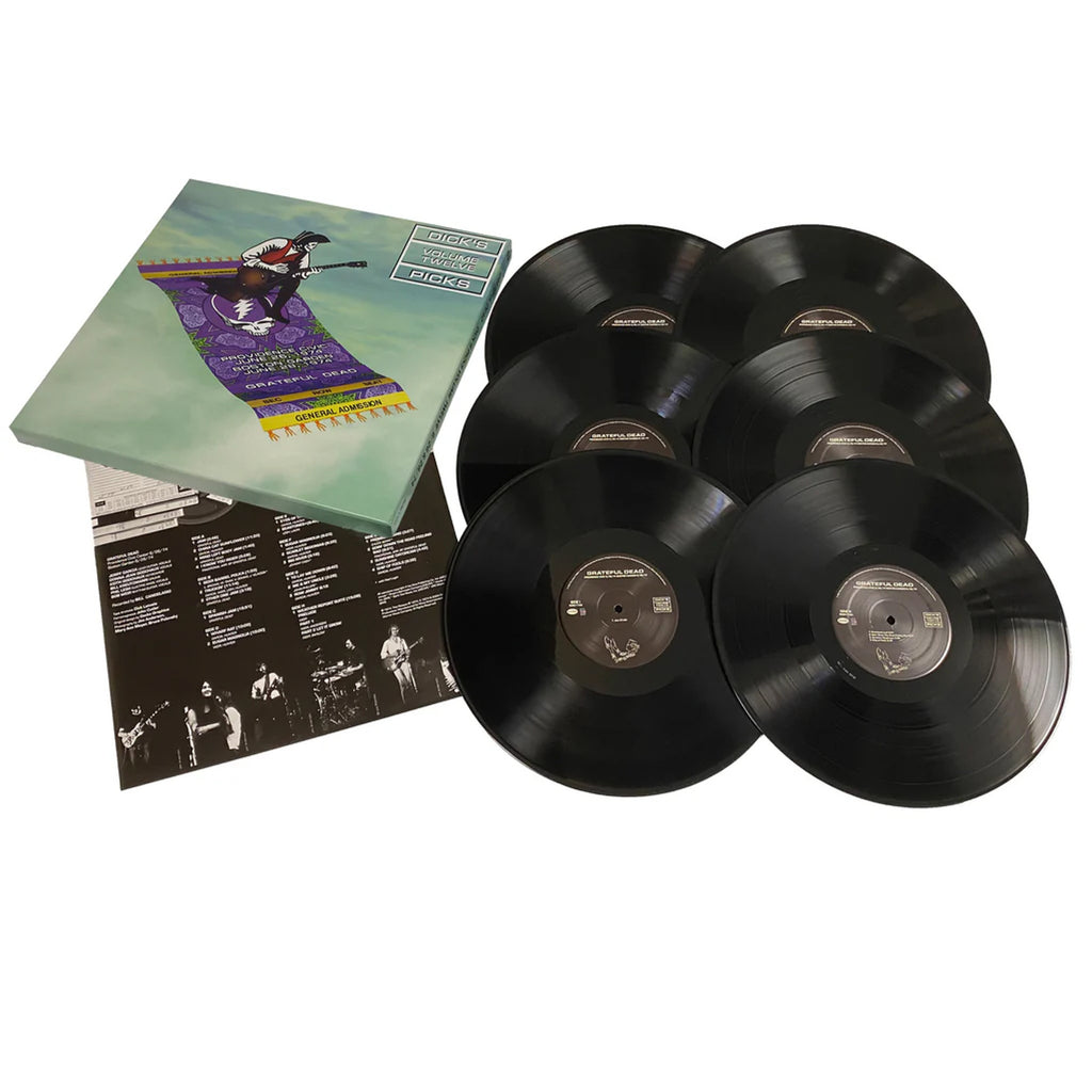 Grateful Dead - Dick's Picks Vol. 12: Providence Civic Center 6/26/74 & Boston Garden 6/28/74 [6LP] (180 Gram, 2 piece hardshell box, insert, 1 side stenciled, hand-numbered/limited)