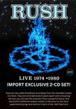 Rush - Live 1974 & 1980 [2CD} Import Exclusive Double Compact Disc (import)