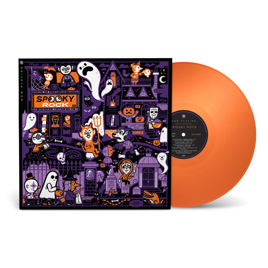 Now Playing: Spooky Rock [LP] Limited Orange Colored VInyl