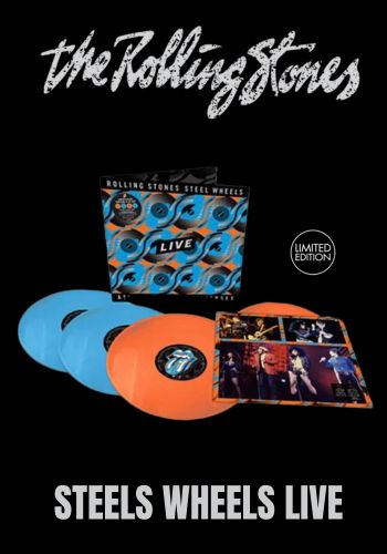 Rolling Stones, The - Steel Wheels Live [4LP] Limited Tangerine/Sky Blue Colored 180 Gram Vinyl