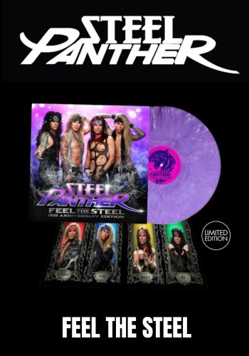 Steel Panther - Feel The Steel [LP] Limited 15th Anniversary Purple Colored Vinyl (import)