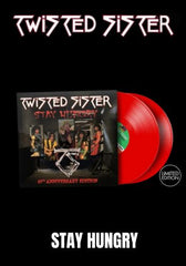 Twisted Sister - Stay Hungry [2LP] (Limited 40th Anniversary Translucent Red Colored Vinyl