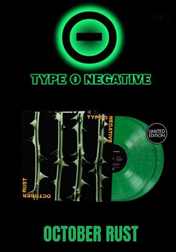 Type O Negative - October Rust [2LP] Limited Green & Black 140 Gram Colored Vinyl