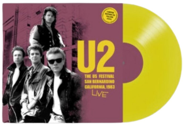 U2 - San Berardino California 1983 [LP] Limited Yellow Colored Vinyl (import)