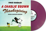 Vince Guaraldi - A Charlie Brown Thanksgiving [LP] Limited Purple Jellybean Colored Vinyl